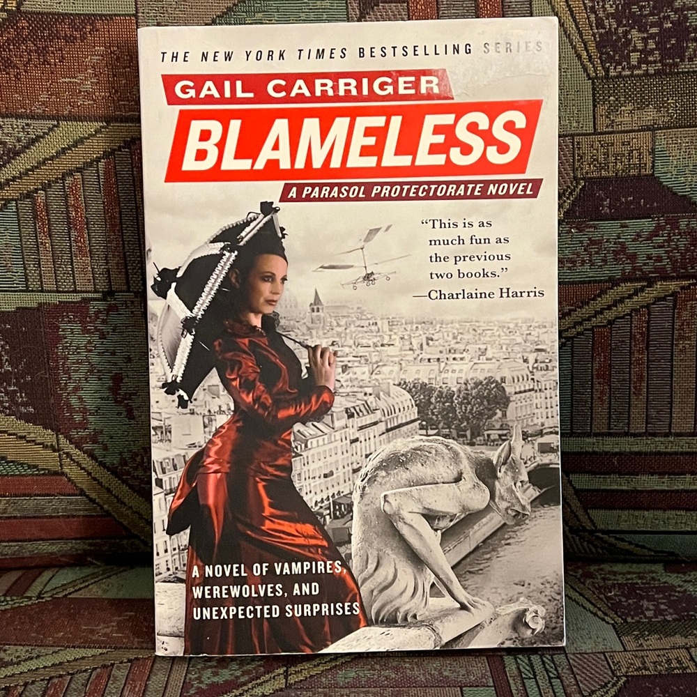 3/$12 Blameless - A Parasol Protectorate Novel - softcover